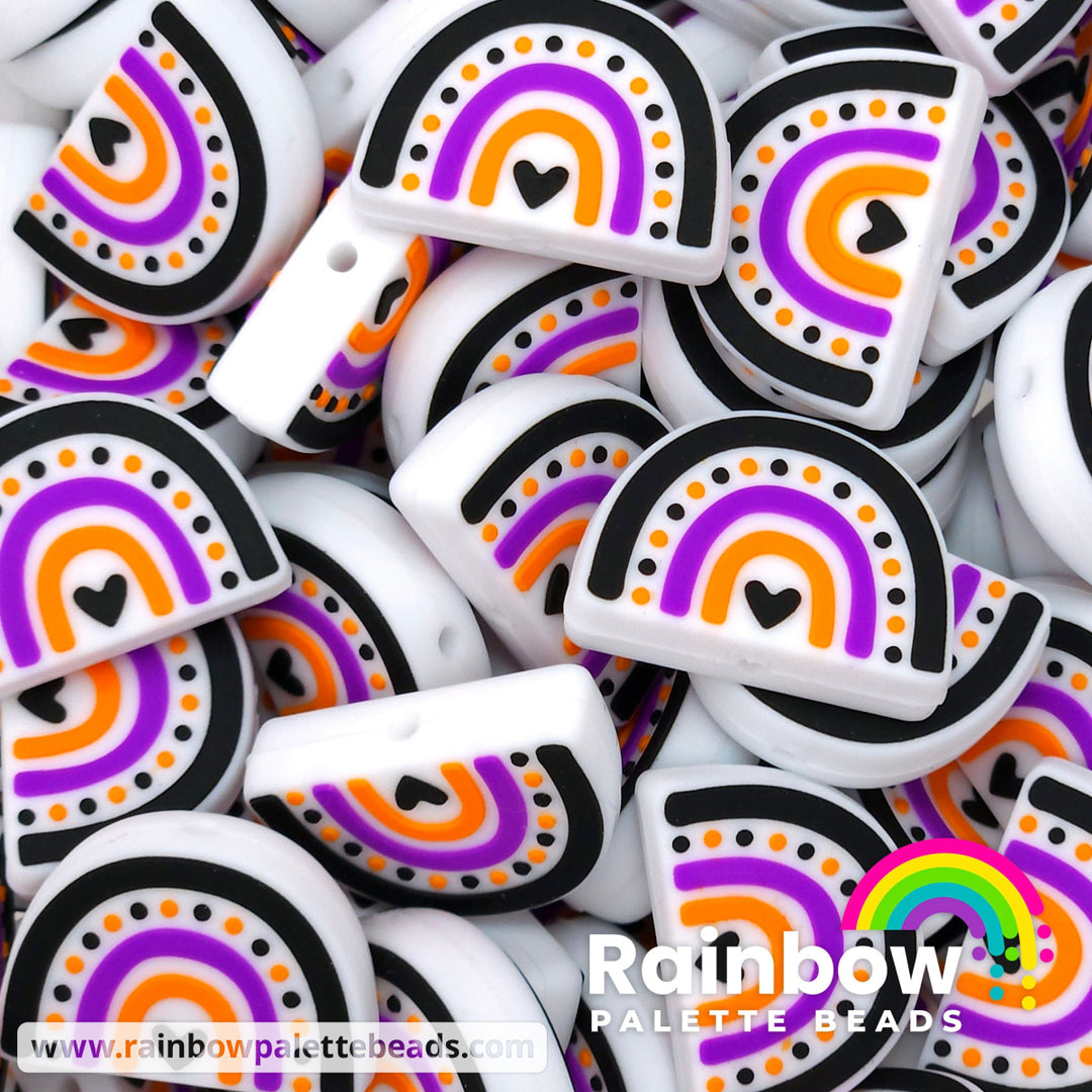 Halloween Boho Rainbow Exclusive Silicone Focal Bead Beads