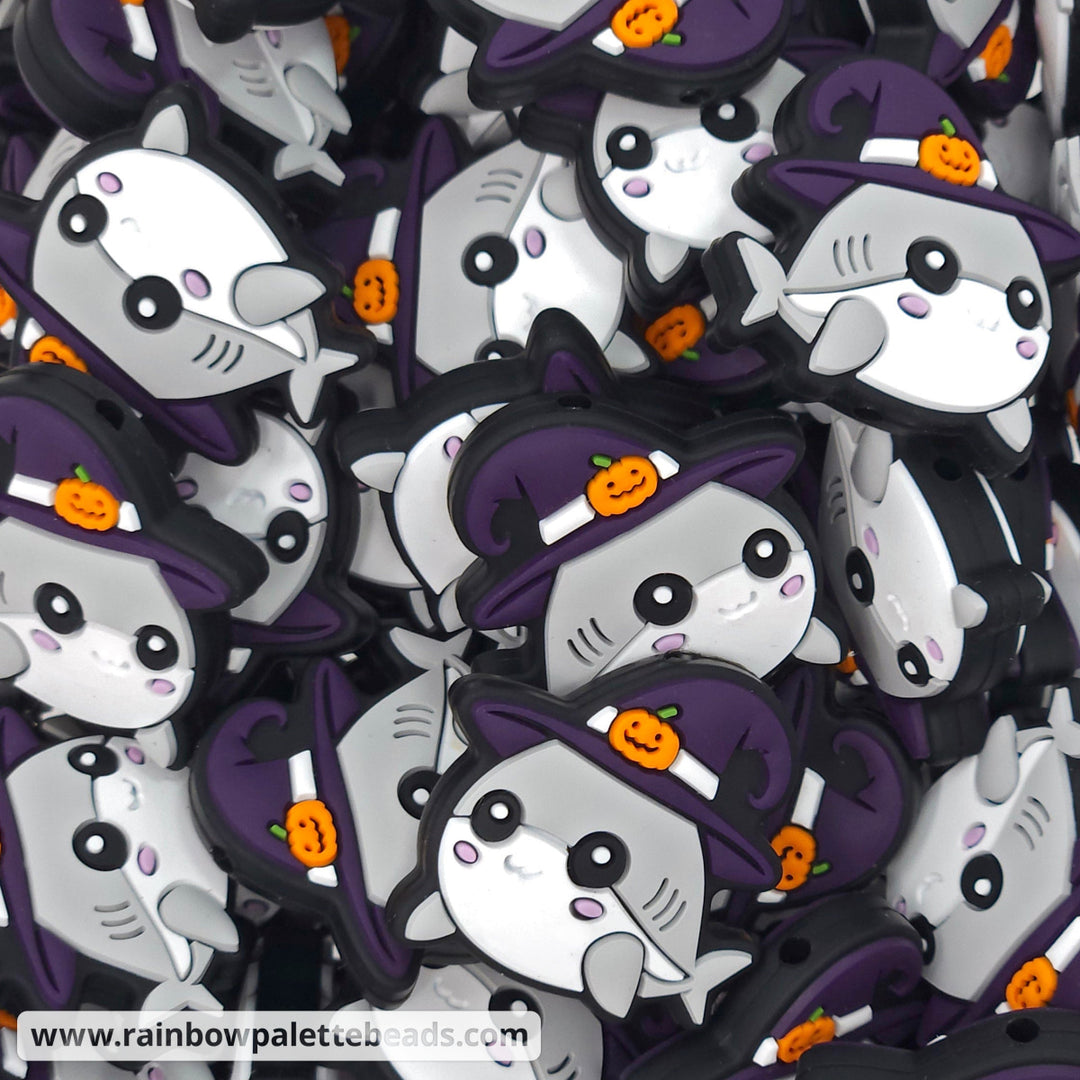 Halloween Whale Silicone Focal Beads Beads