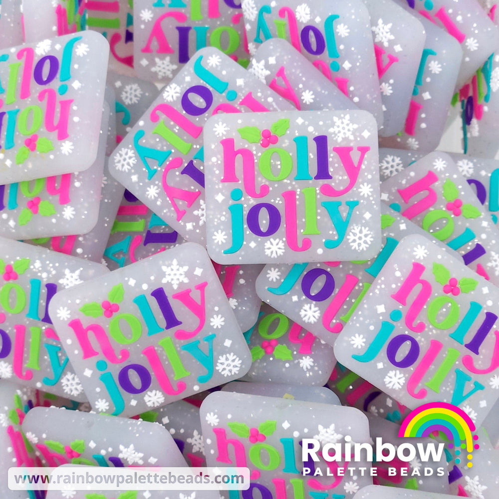 Holly Jolly Exclusive Silicone Focal Beads Brights Beads