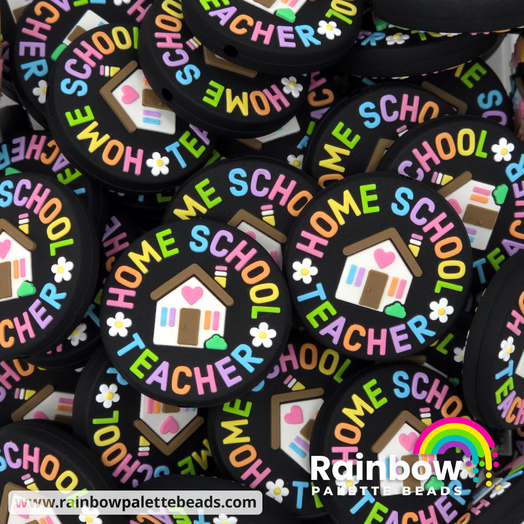 Home School Teacher Exclusive Silicone Focal Beads - Beads