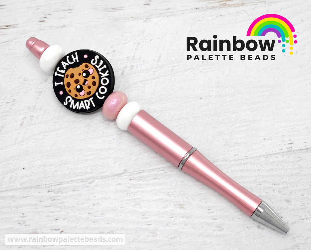 I Teach Smart Cookies Exclusive Silicone Focal Bead Beads