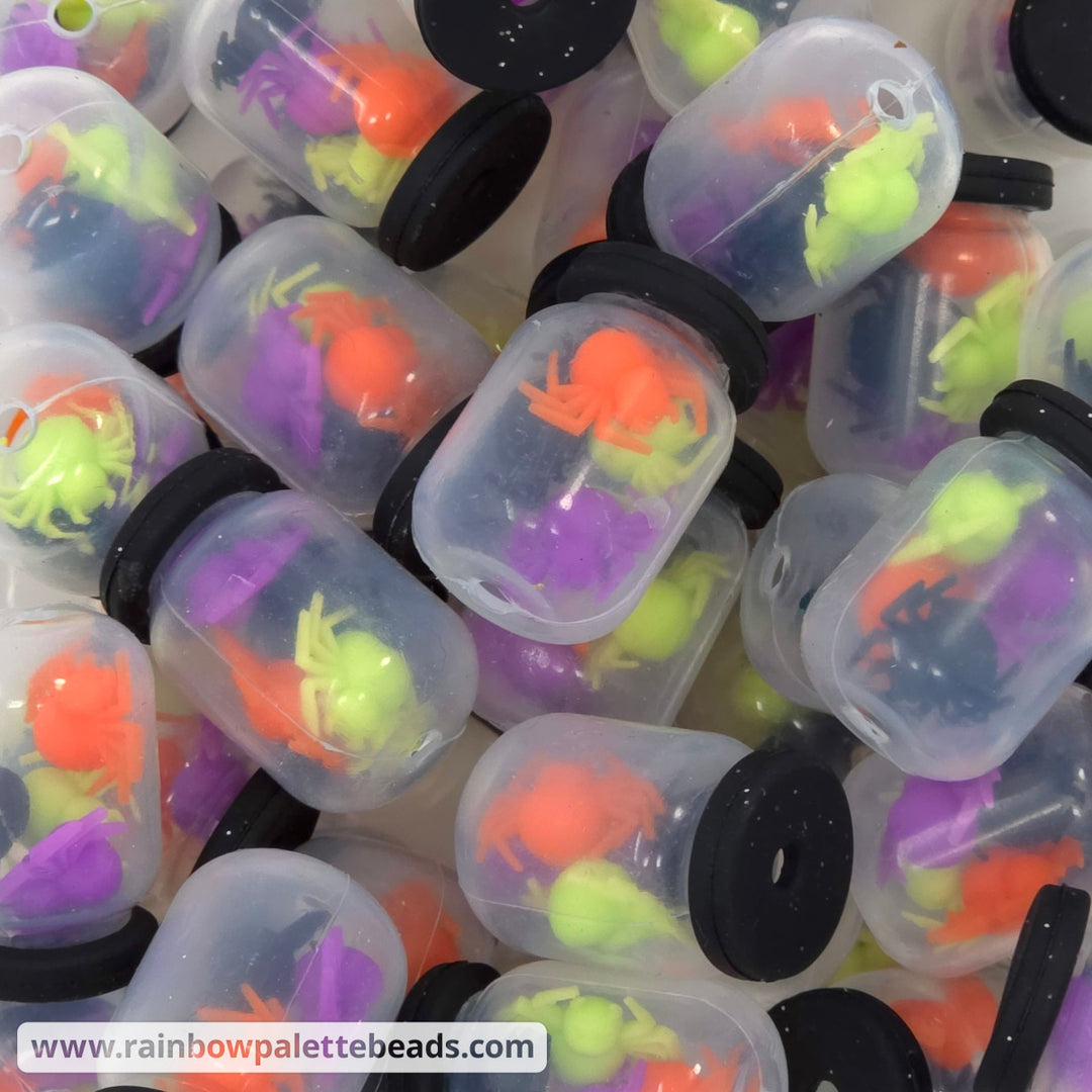 Jar of Spiders Focal Bead - Beads