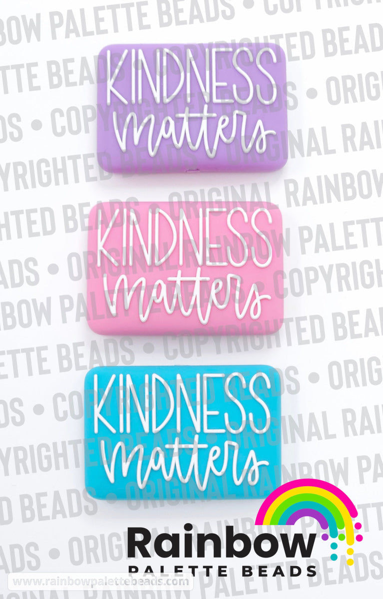 Kindness Matters Exclusive Silicone Focal Bead Beads