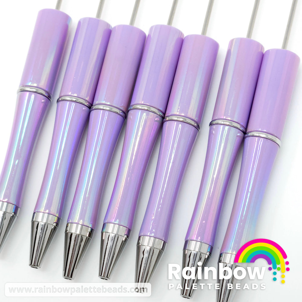 Lavender Opal Beadable Plastic Pen