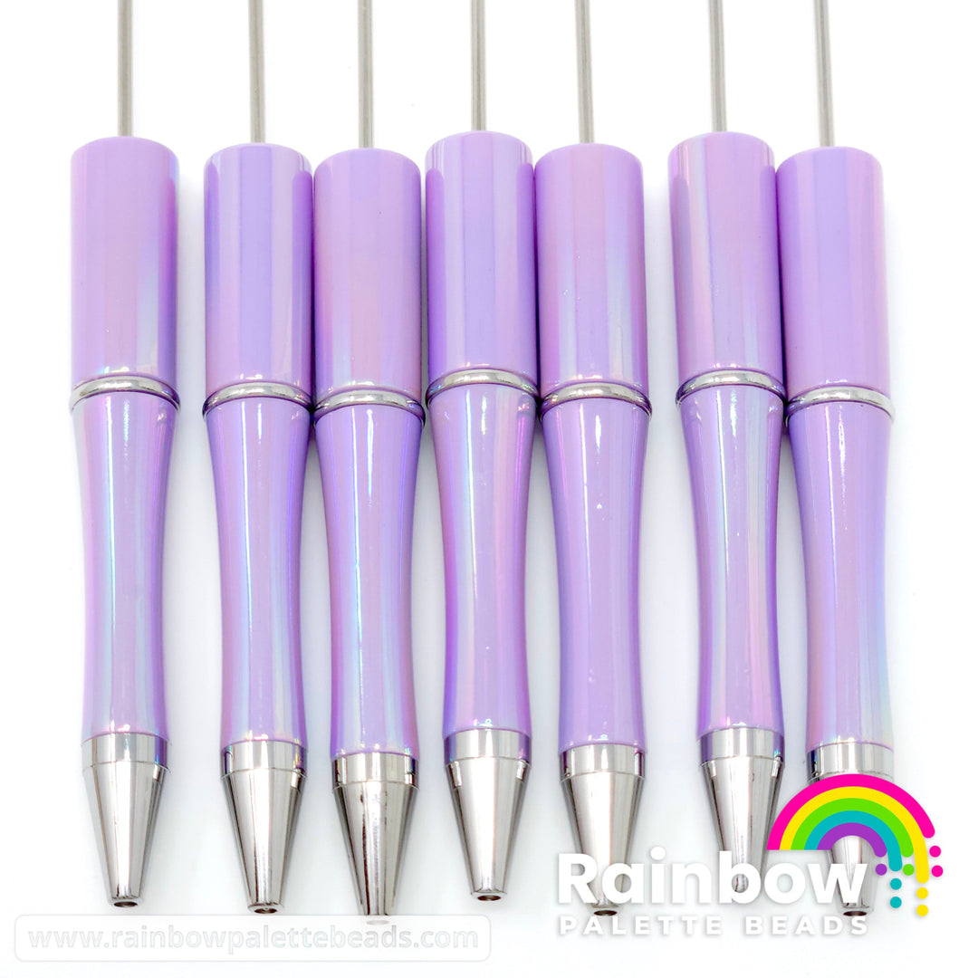 Lavender Opal Beadable Plastic Pen