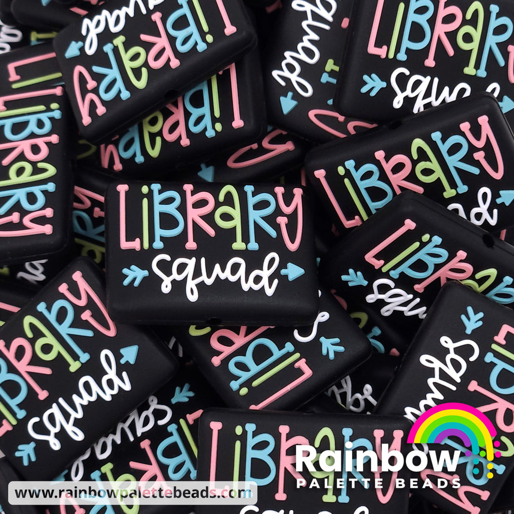 Library Squad Exclusive Silicone Focal Bead Muted Colorway Beads