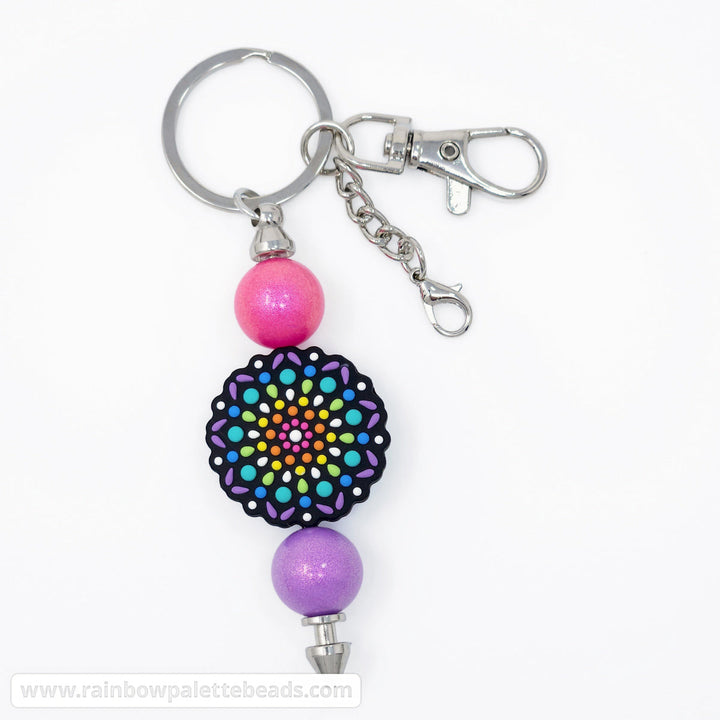 Lobster Clasp Beadable Keychain Bar