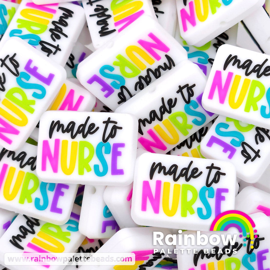 Made to Nurse Exclusive Silicone Focal Bead Beads