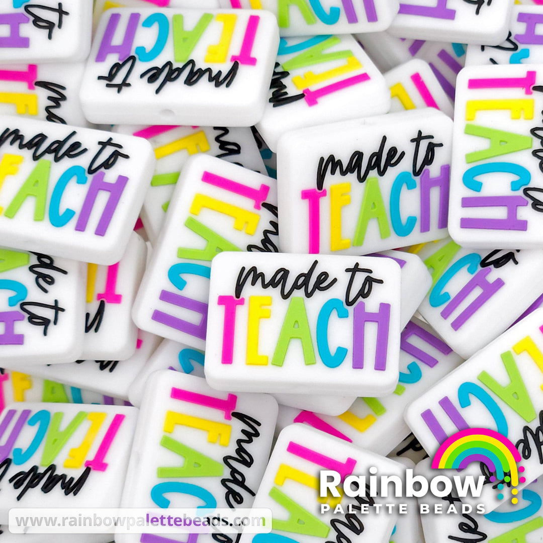 Made to Teach Exclusive Silicone Focal Bead Beads