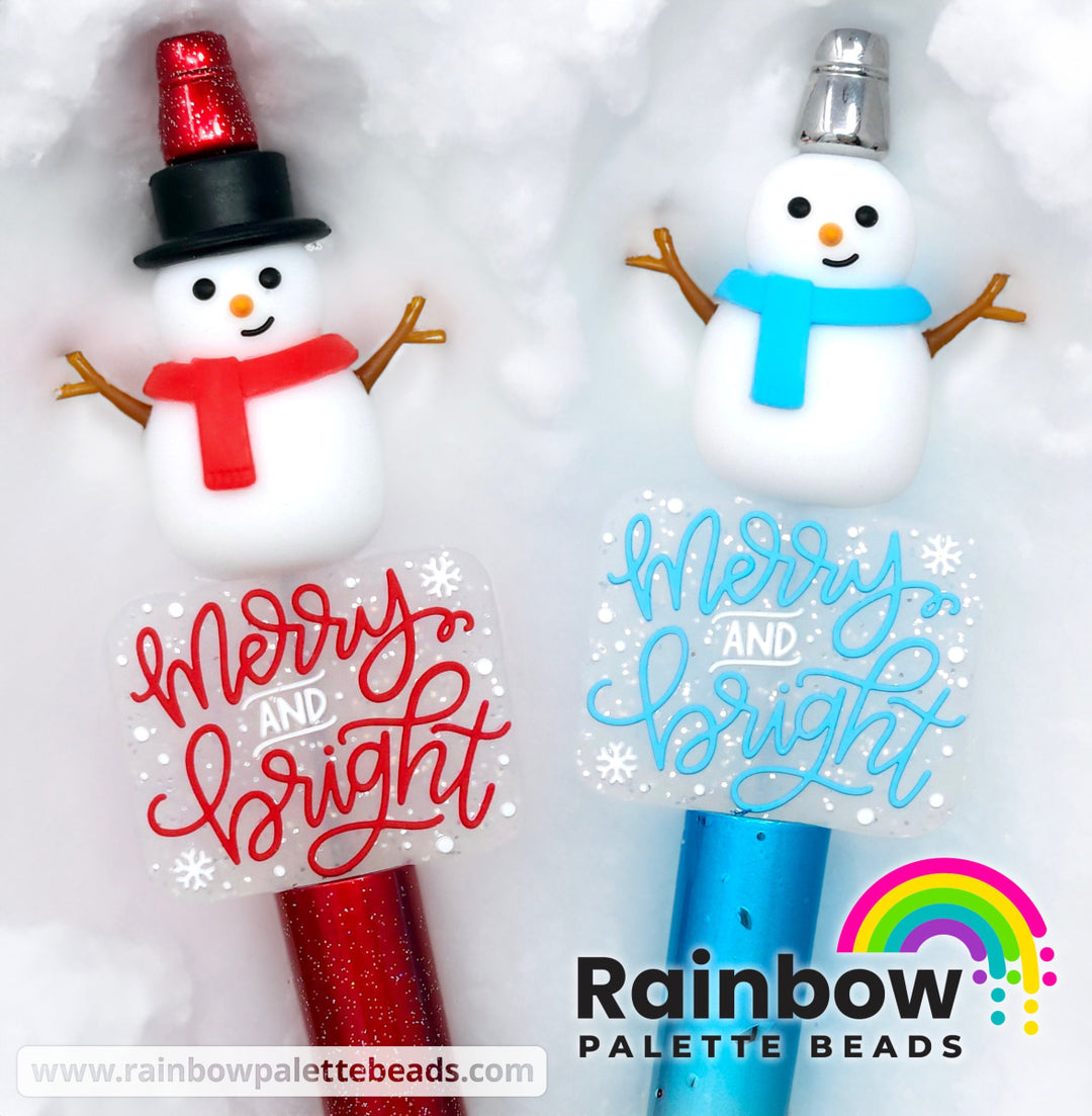 Merry & Bright Exclusive Silicone Focal Bead Beads