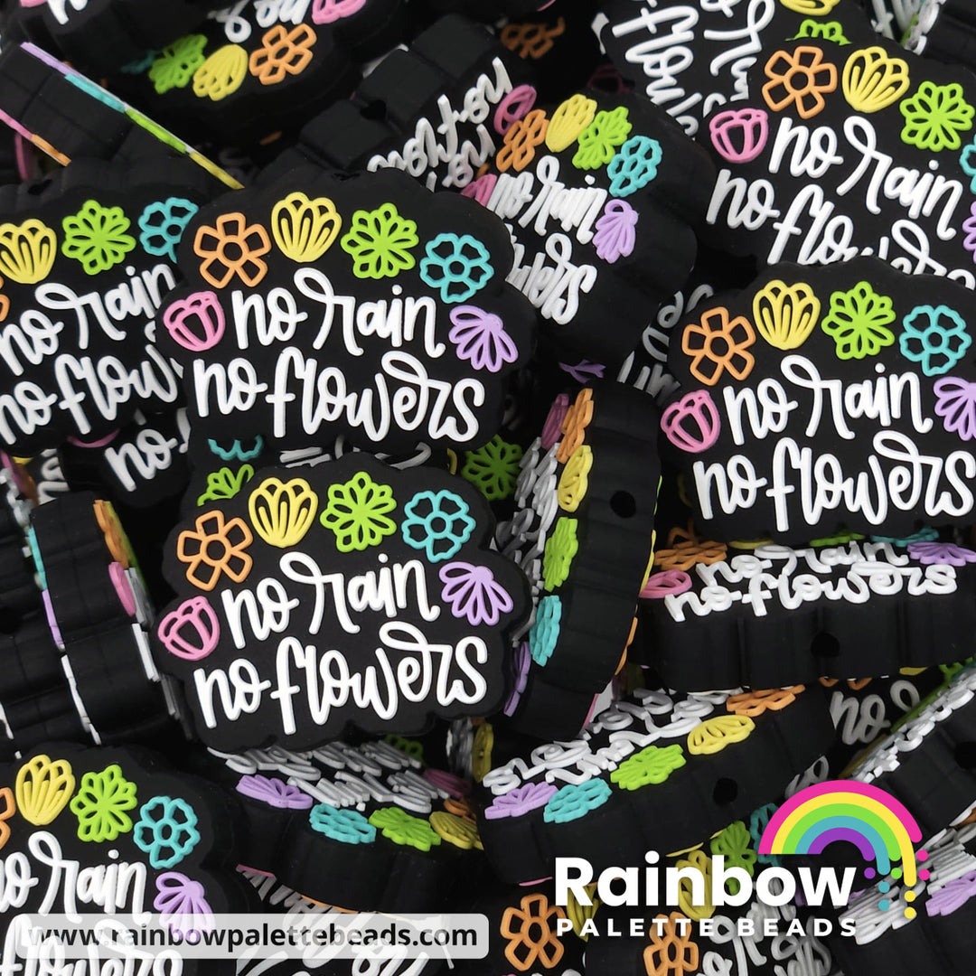 No Rain No Flowers Exclusive Silicone Focal Beads Beads