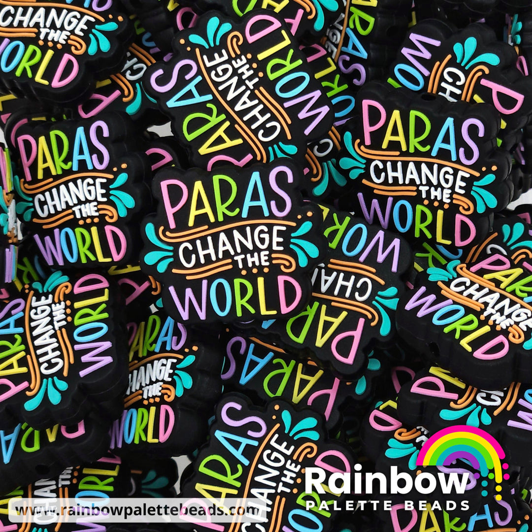 Paras Change the World Exclusive Silicone Focal Bead Black Beads