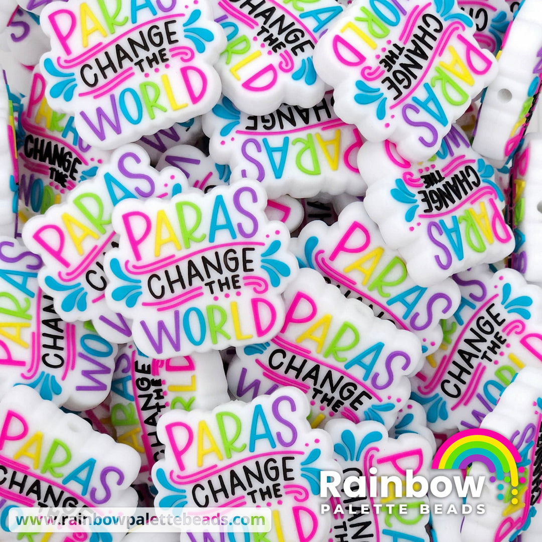 Paras Change the World Exclusive Silicone Focal Bead White Beads