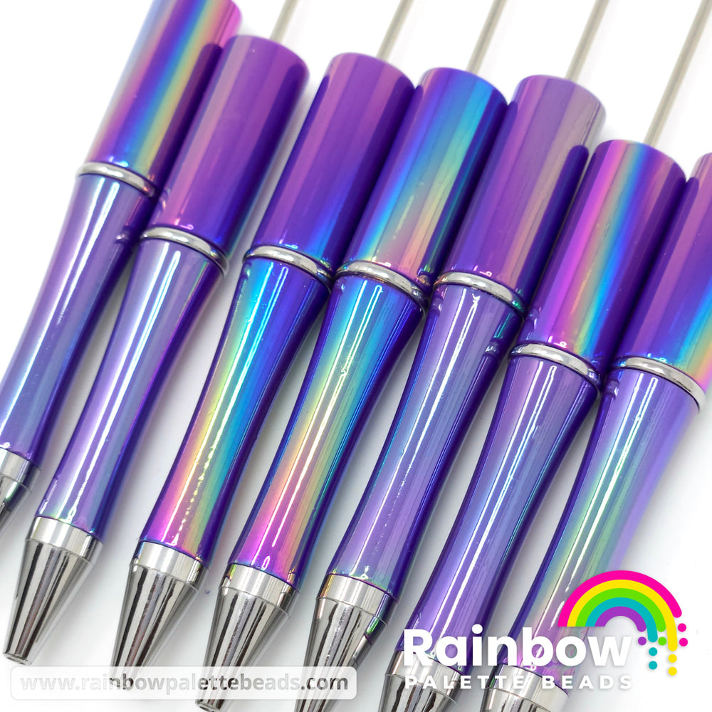 Purple Opal Beadable Plastic Pen