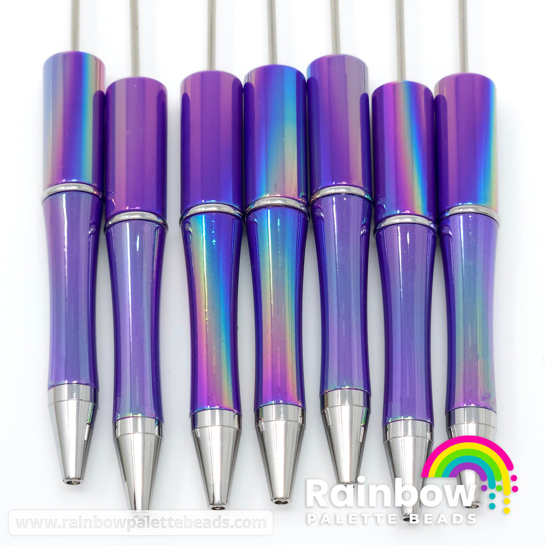 Purple Opal Beadable Plastic Pen