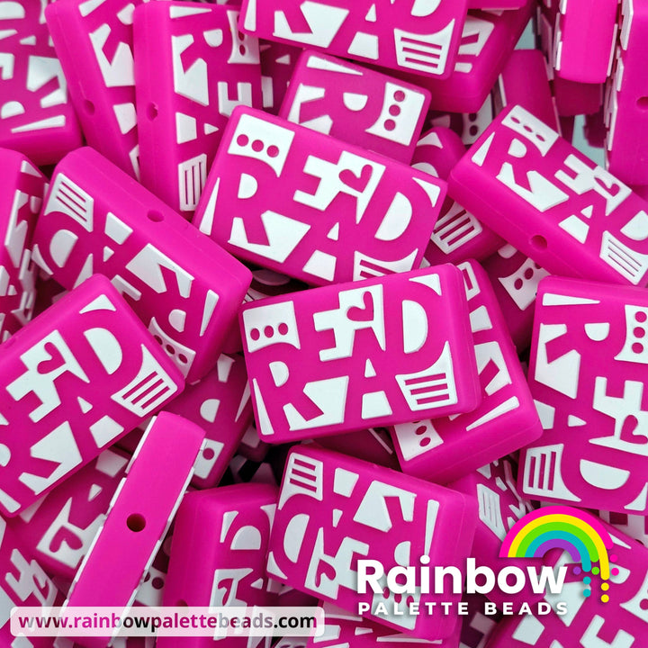 READ Exclusive Silicone Focal Bead Magenta Beads