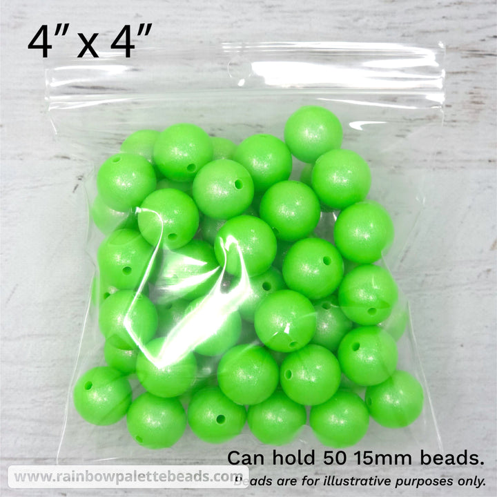 Reclosable Polypropylene Bags (100 bags) - 4’’ x 4’’