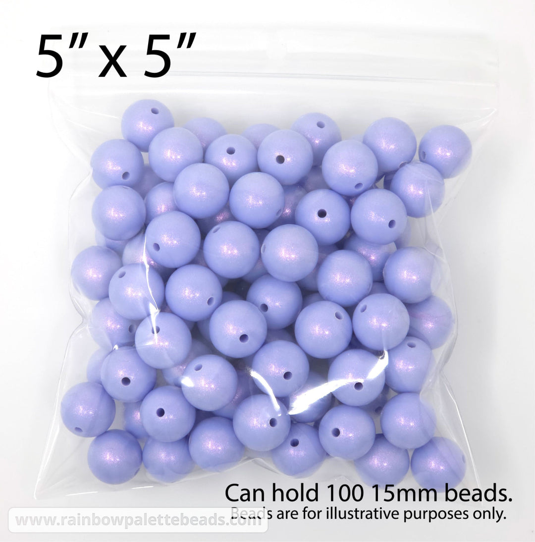 Reclosable Polypropylene Bags (100 bags) - 5’’ x 5’’