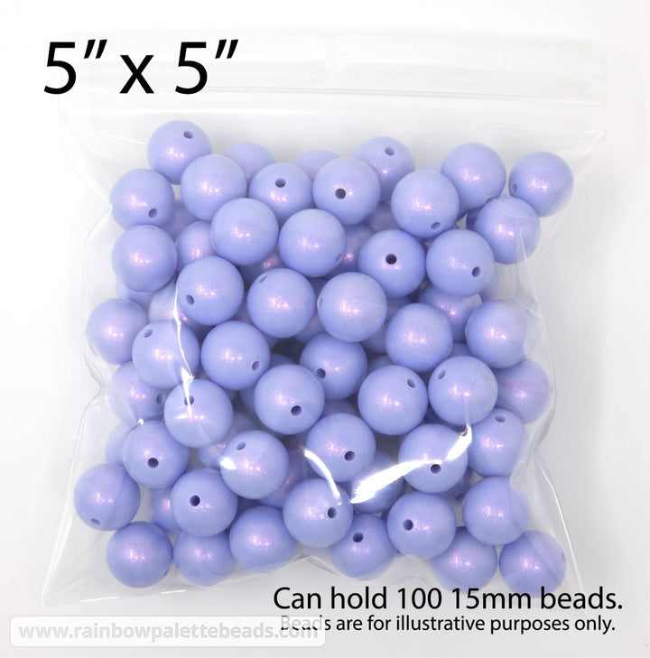 Reclosable Polypropylene Bags (100 bags) - 5’’ x 5’’
