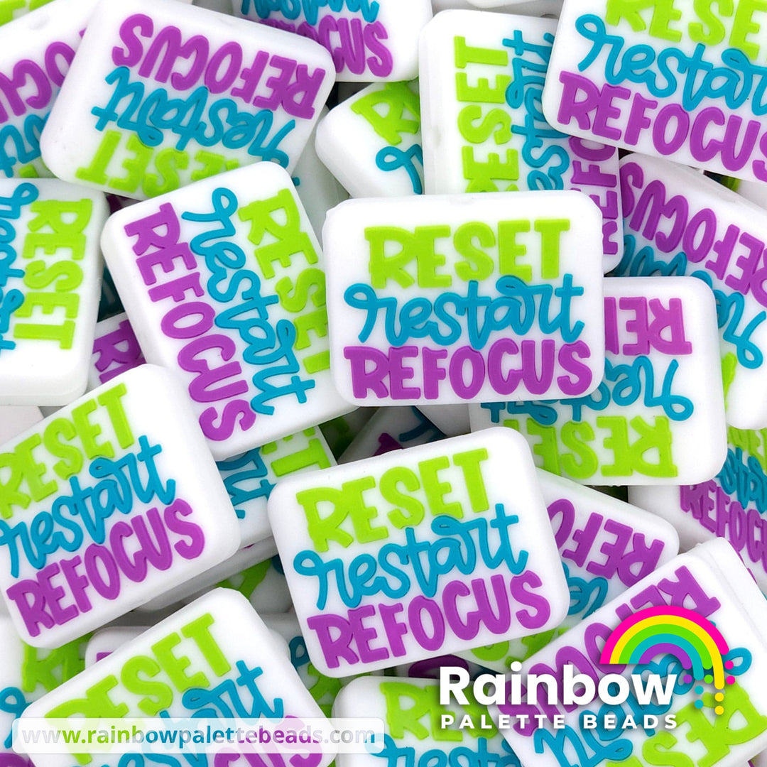 Reset Restart Refocus Exclusive Silicone Focal Bead **discontinued** Beads