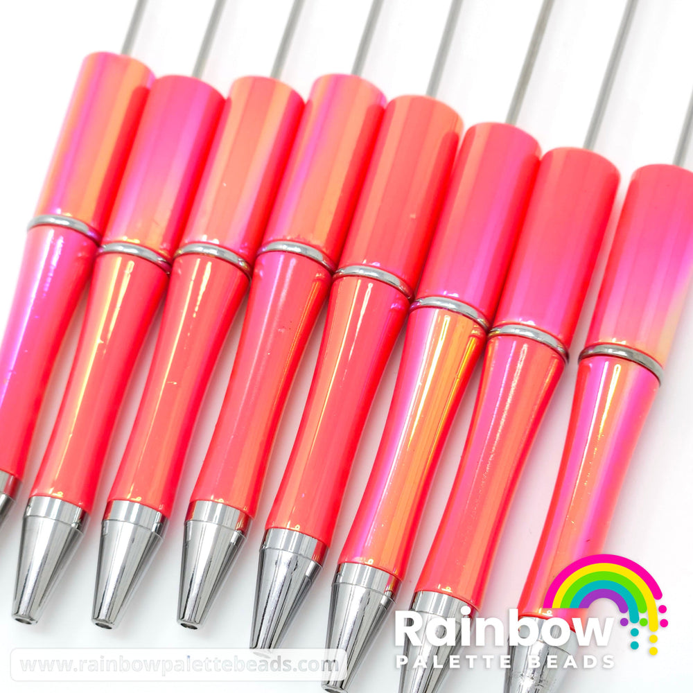 Rose Opal Beadable Plastic Pen