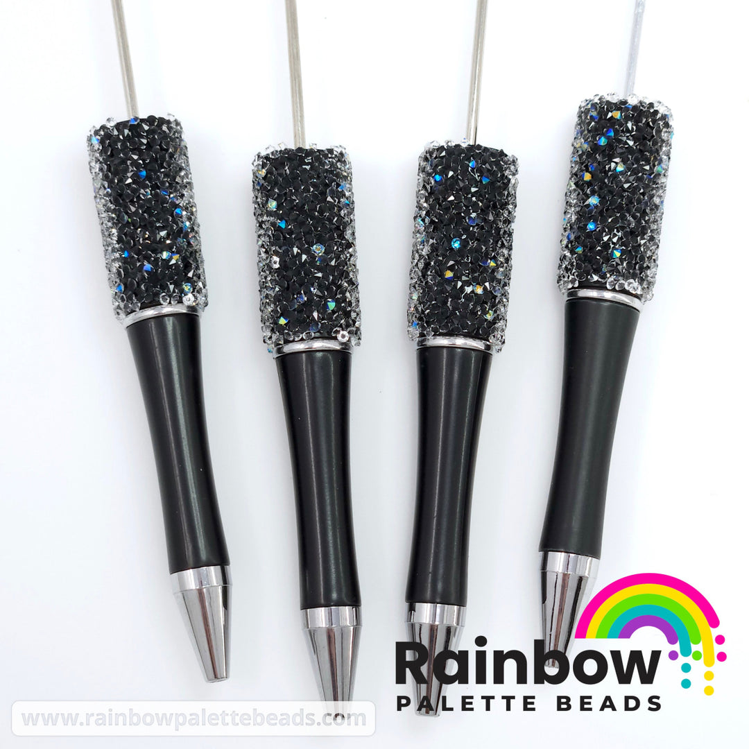 Solid Black Beadable Sugar Pen
