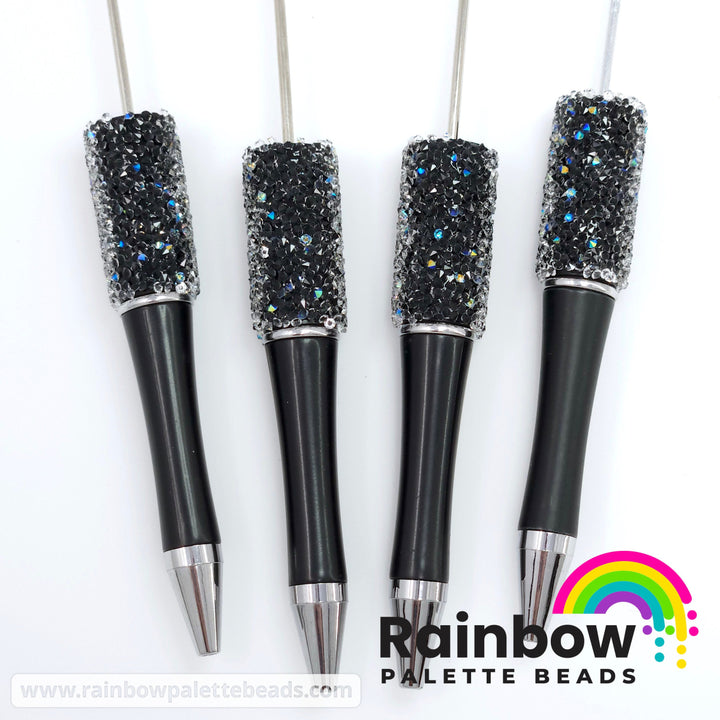 Solid Black Beadable Sugar Pen