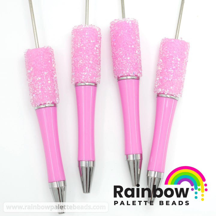 Solid Pink Beadable Sugar Pen