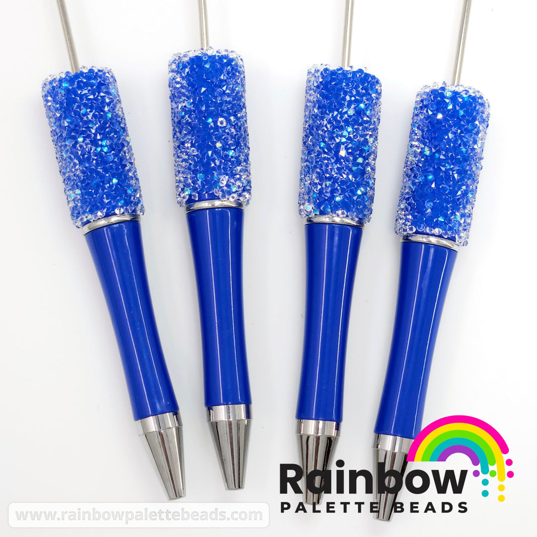 Solid Royal Blue Beadable Sugar Pen