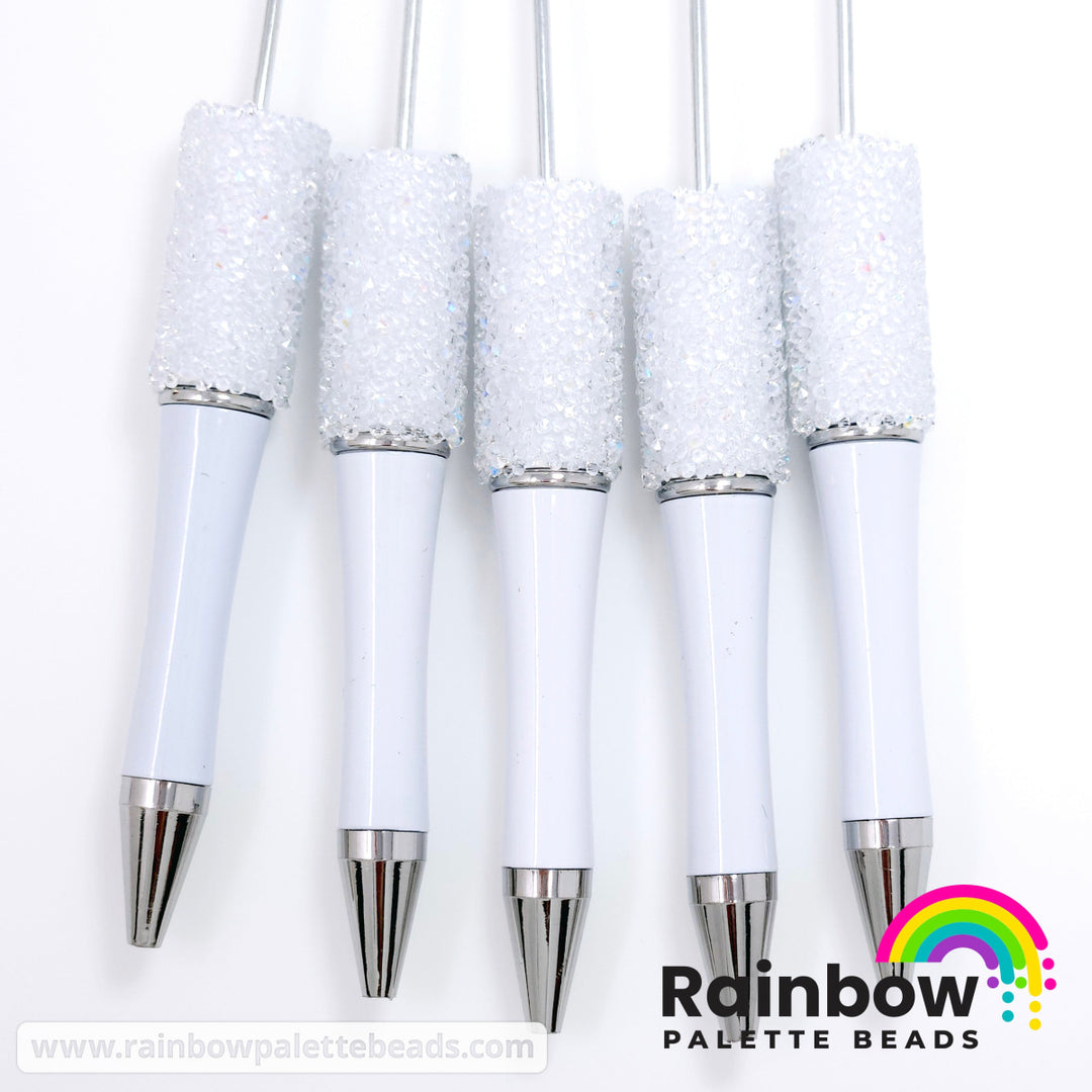 Solid White Beadable Sugar Pen