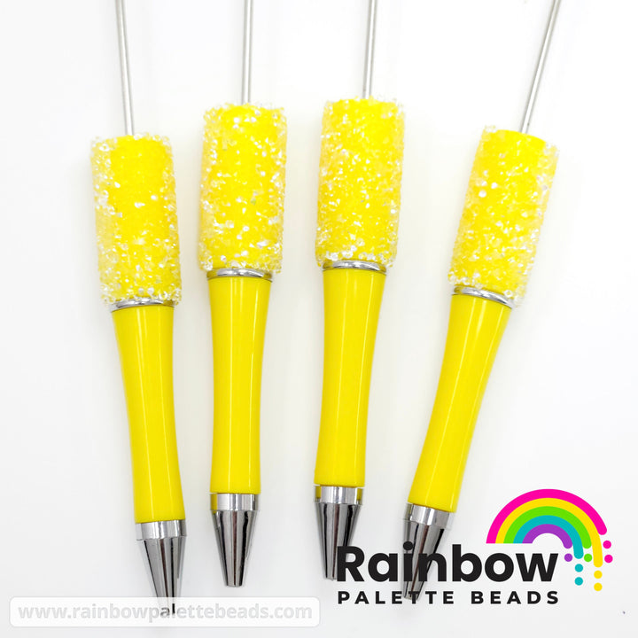 Solid Yellow Beadable Sugar Pen