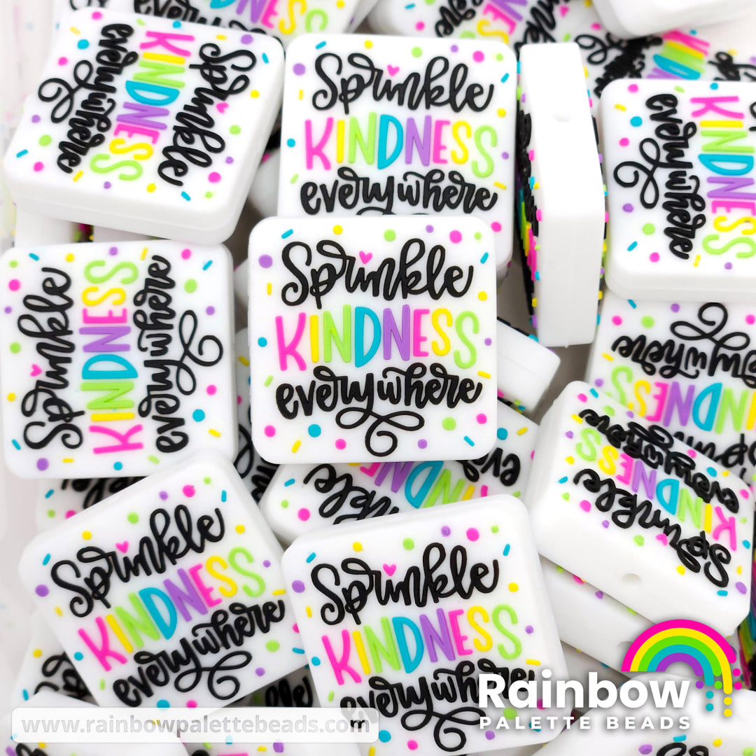Sprinkle Kindness Everywhere Exclusive Silicone Focal Beads Beads