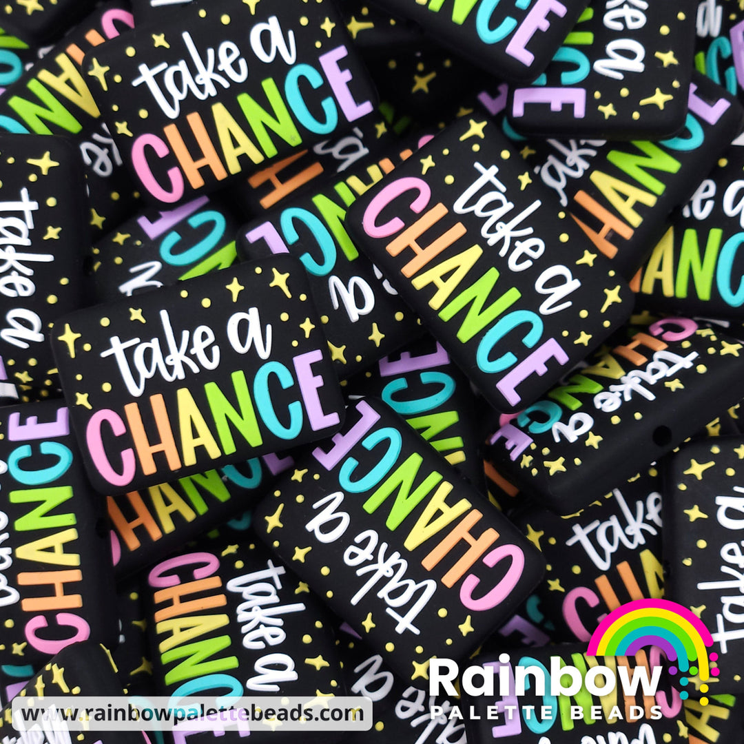Take a Chance Exclusive Silicone Focal Bead Beads