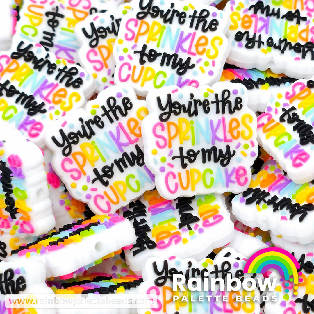 The Sprinkle to my Cupcake Exclusive Silicone Focal Bead **discontinued** Single Bead Beads