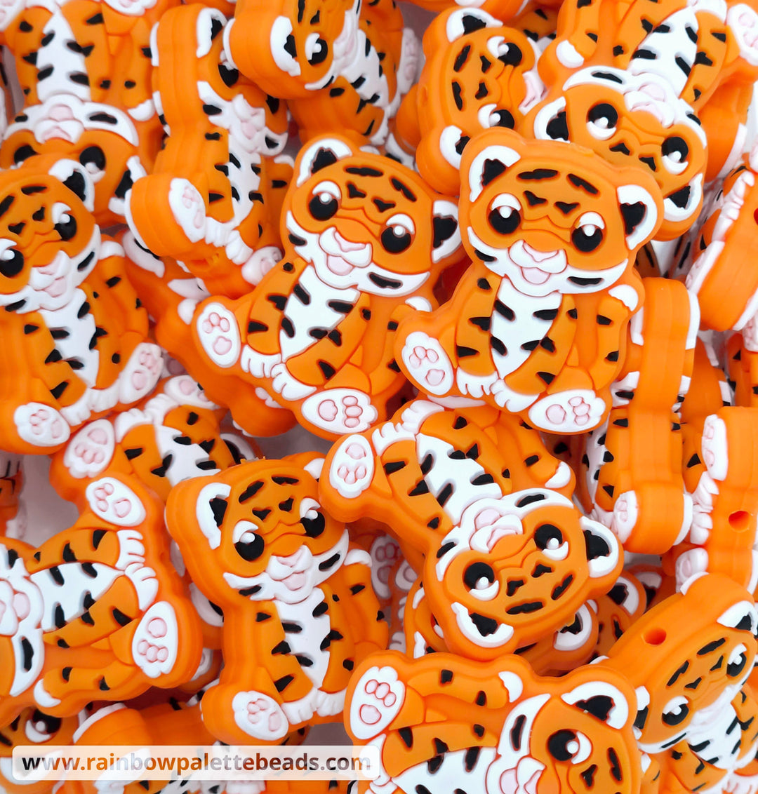 Tiger Silicone Focal Beads Beads