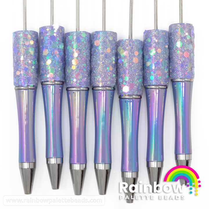 Tranquility Fairy Dust Opal Beadable Plastic Pen